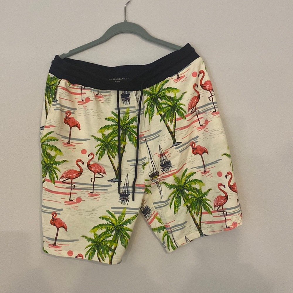 No Boundaries flamingo shorts